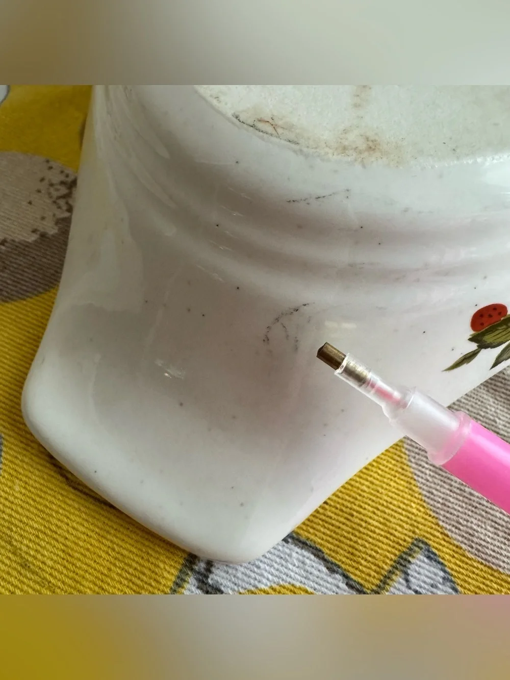 Vintage Sheffield Strawberries ‘n Cream lug handle baking dish